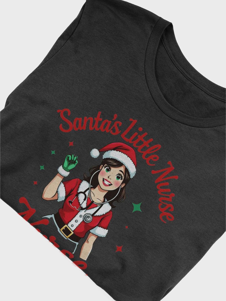 Santa's Stethoscope Nurse Festive T-Shirt product image (51)