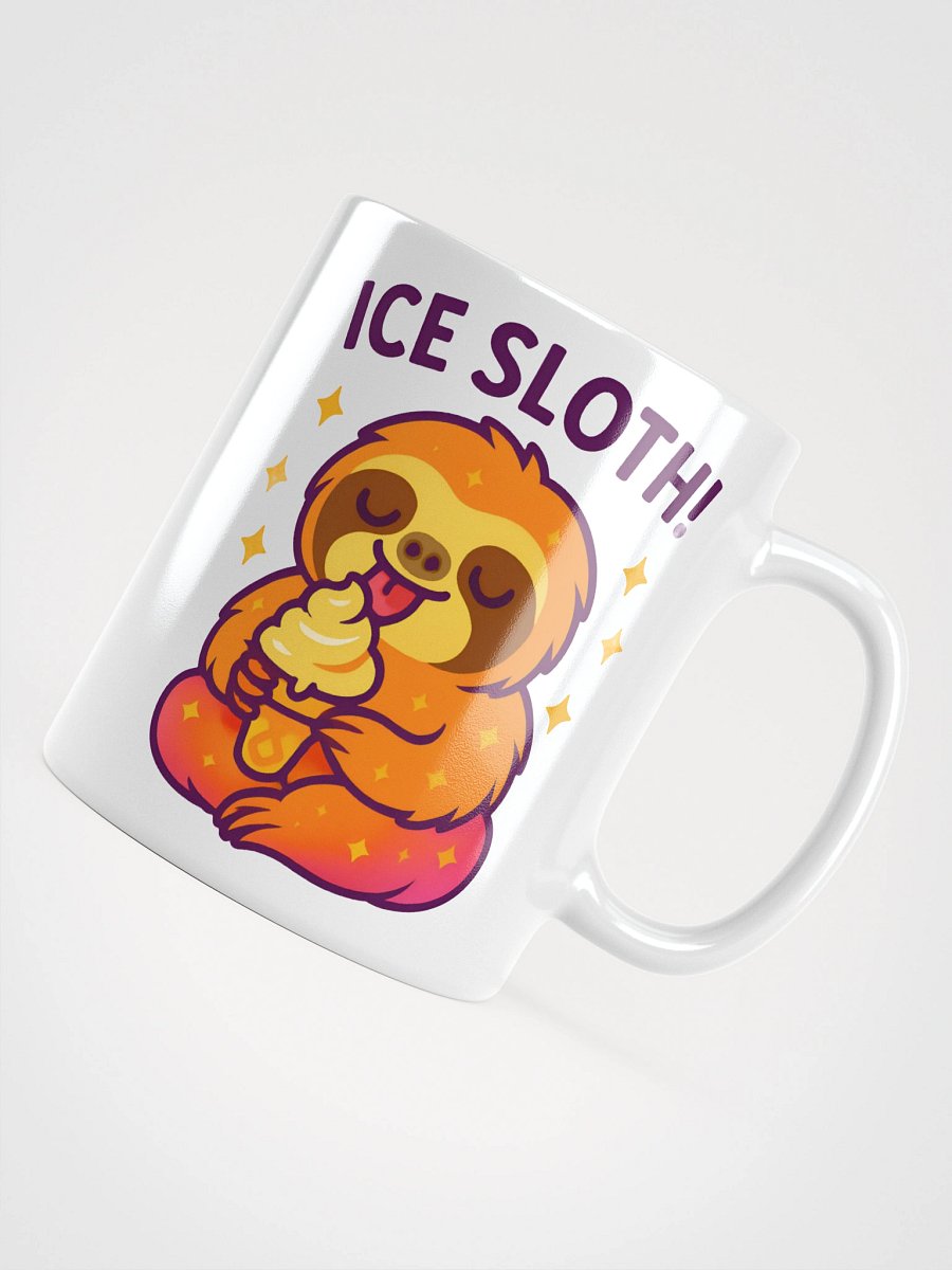 Ice Sloth Mug – Cute Slow-Movin’ Sloth with Soft Serve Ice Cream Design product image (4)
