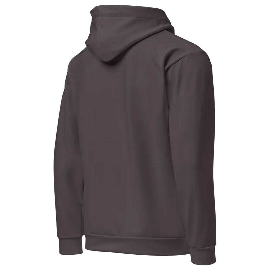 Plain Dark Brown True Summer Unisex Recycled Polyester Heavyweight Premium Hoodie by Treasure Pie product image (4)