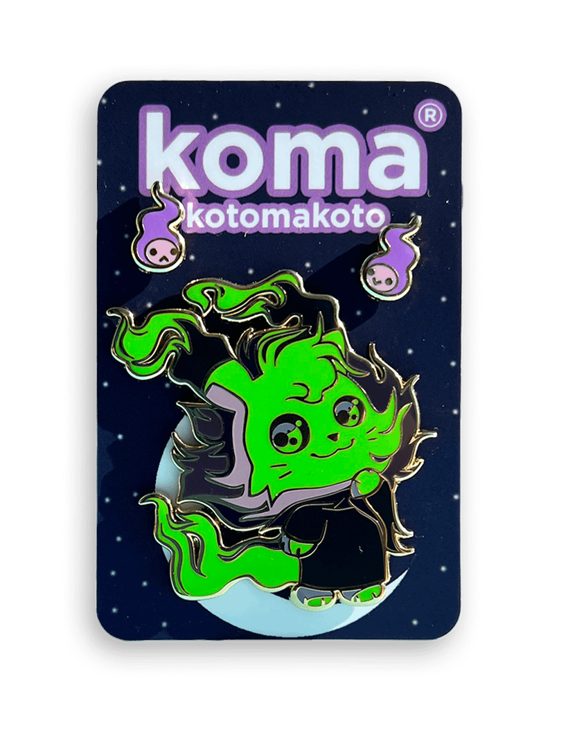 Spooky Ecto-Koto Pin product image (1)