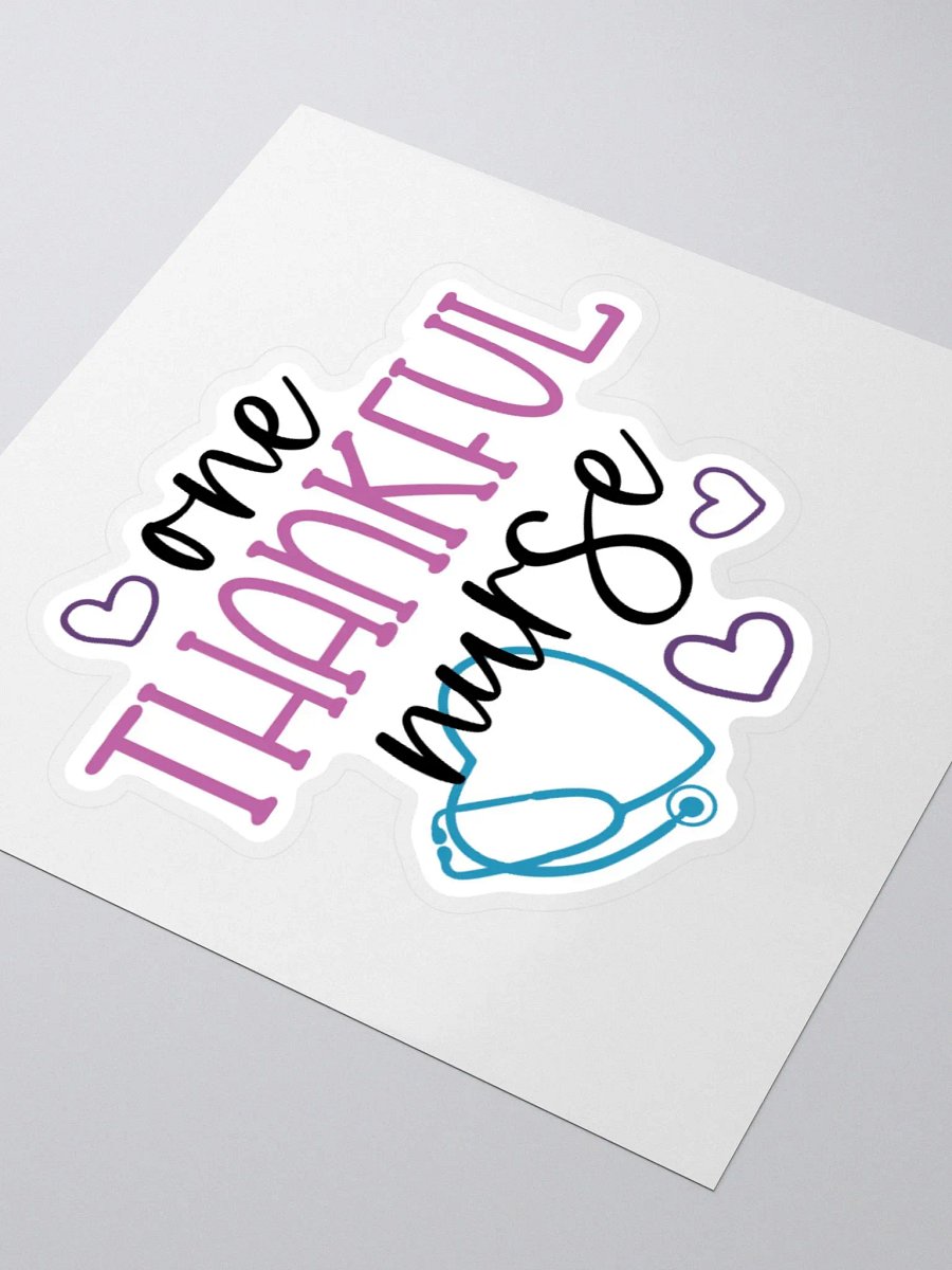 One Thankful Nurse Sticker product image (8)