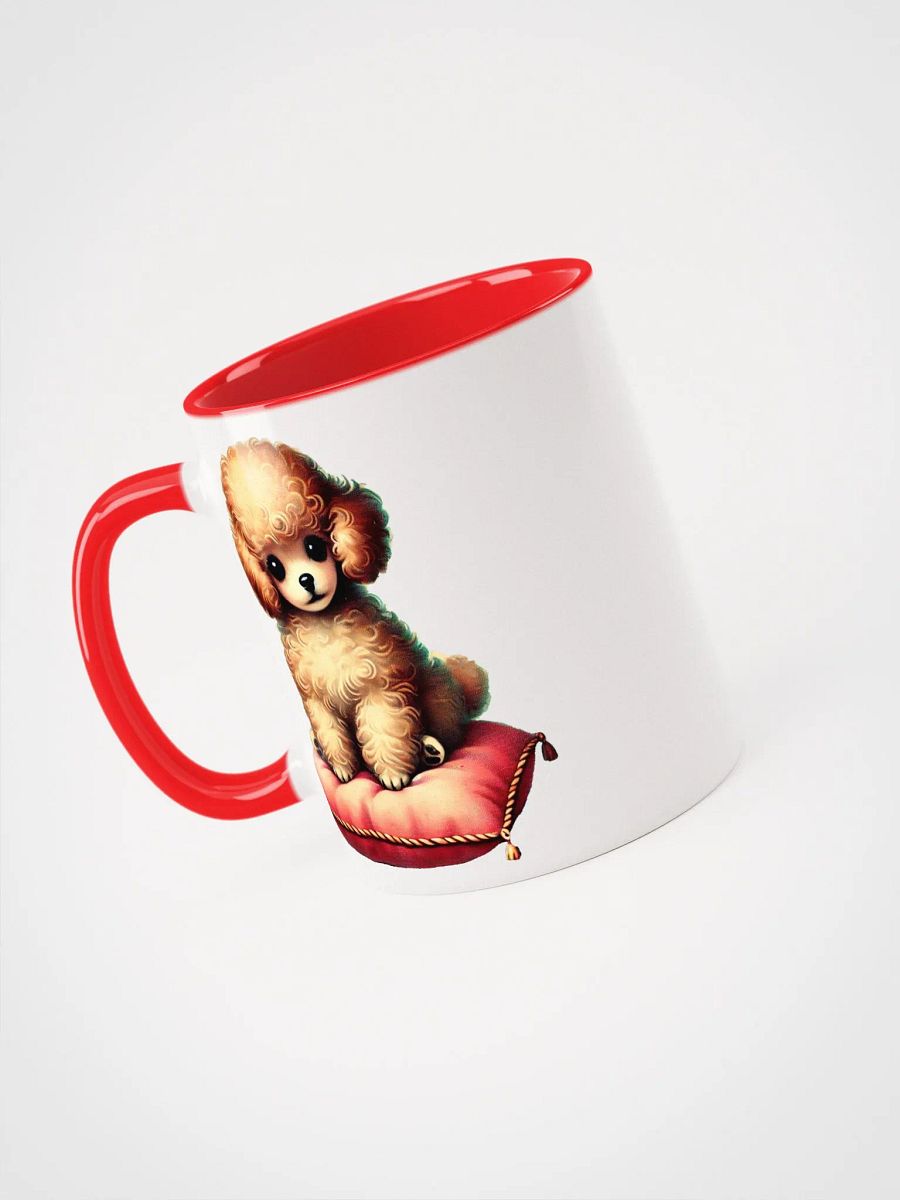 Retro Style Poodle Puppy Colorful Ceramic Mug product image (43)