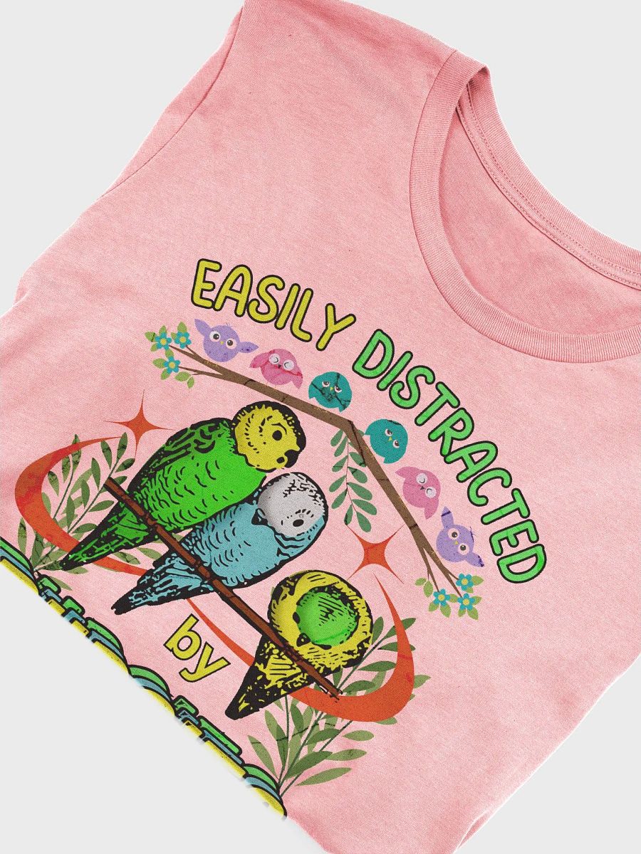 Easily Distracted by Budgies T-Shirt product image (45)