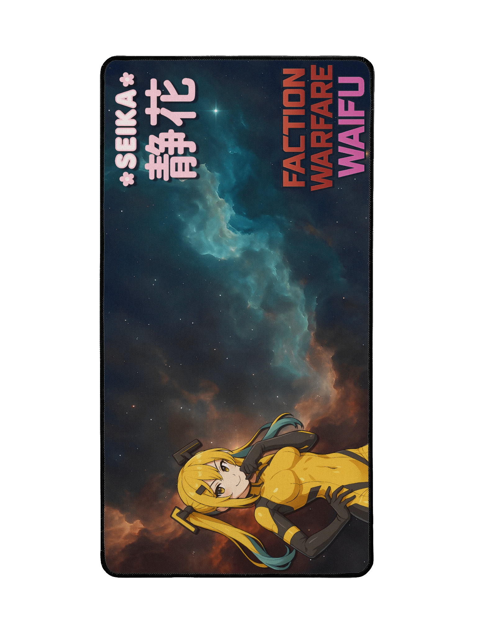 SLOW's FW Waifu "Seika" Desk Mat – 15.5" x 31.5" product image (2)