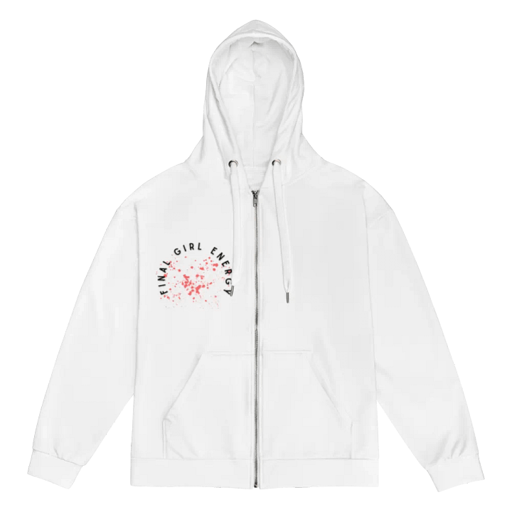 'Final Girl Energy' Recycled Zip Hoodie product image (1)