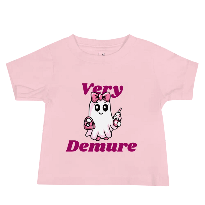 Very Demure Cute Ghost Baby Jersey T-Shirt product image (1)