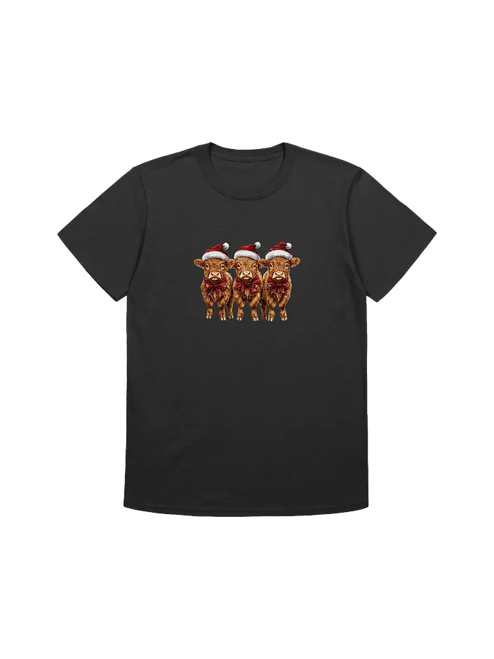Baby Highland Cows Unisex Christmas T-Shirt product image (4)