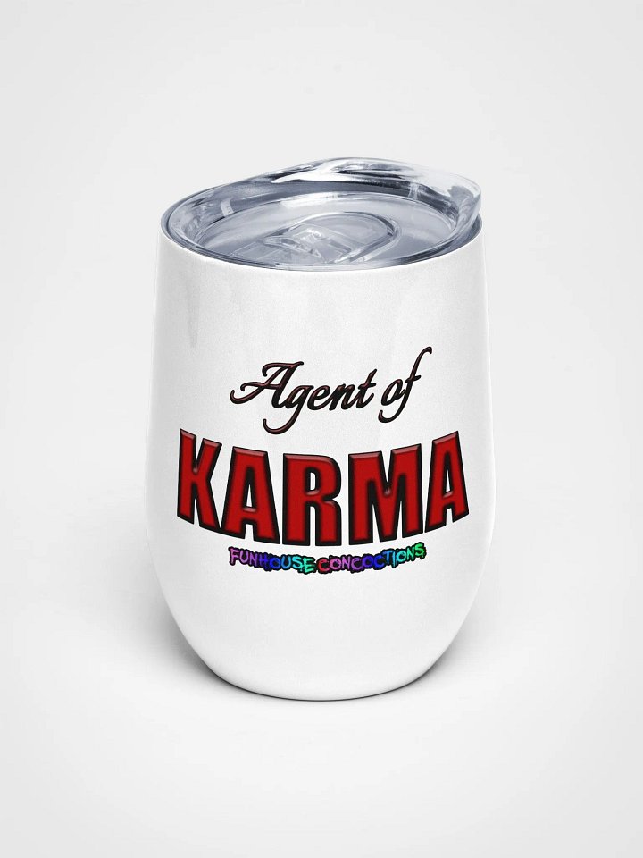 Agent of KARMA Wine Tumbler product image (1)