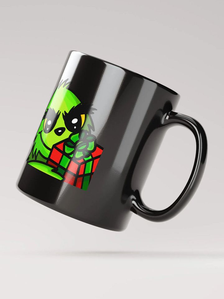 GRINCH XMAS CHEER GLOSSY BLACK MUG product image (4)