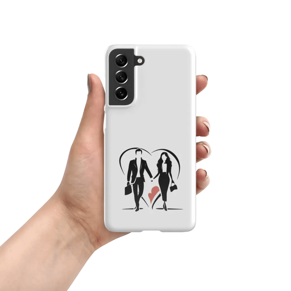 Modern Love Logo Snap Case for Samsung (White) product image (7)
