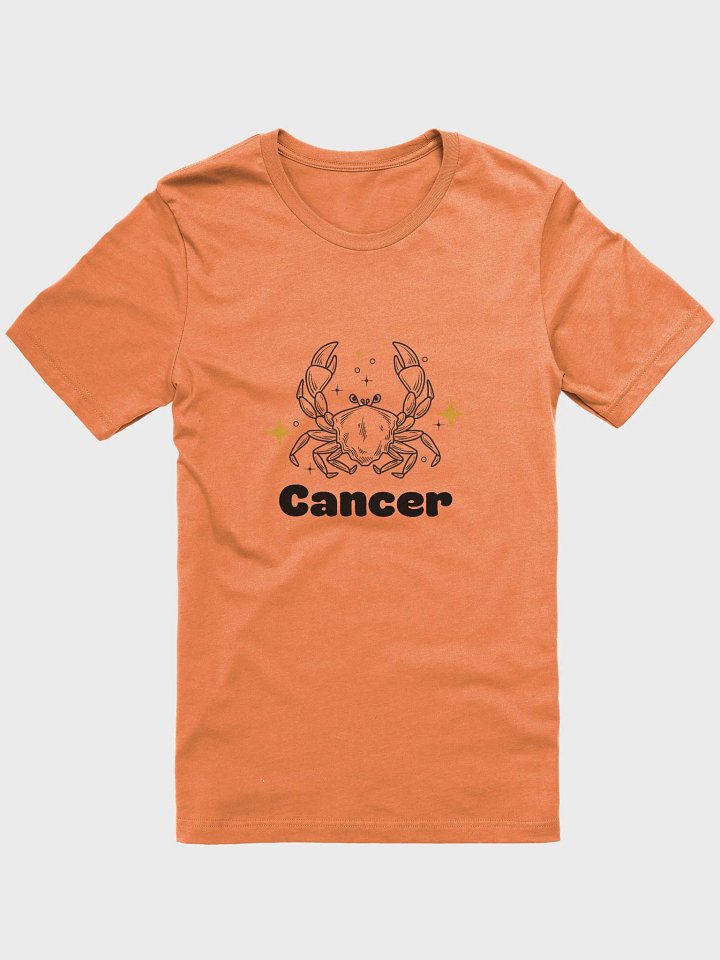 Cancer Crab T-shirt - Black Writing product image (1)