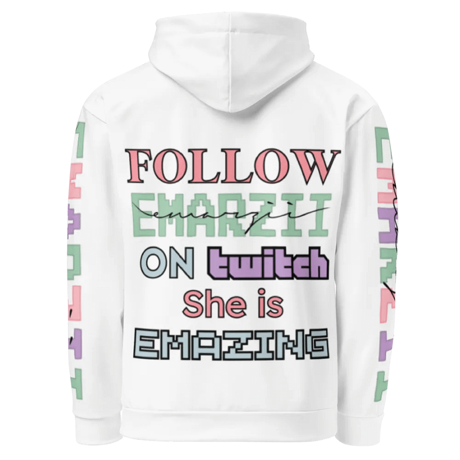White Emarzii Hoodie product image (3)