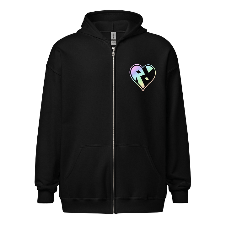 Sherbert Heart Zip Hoodie product image (1)