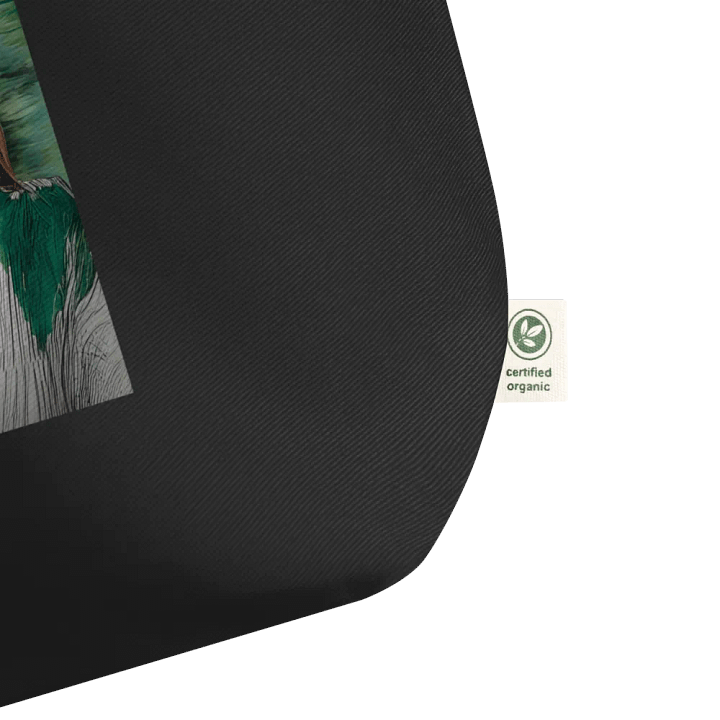Lady green tote bag product image (2)