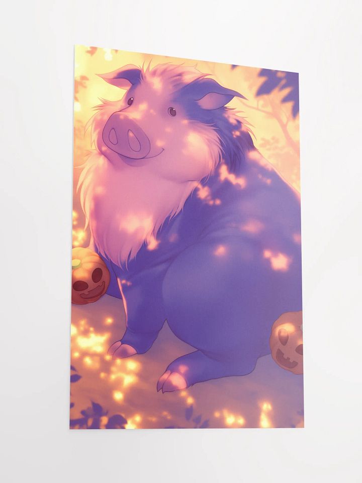 Whimsical Piggy Paradise Poster product image (2)