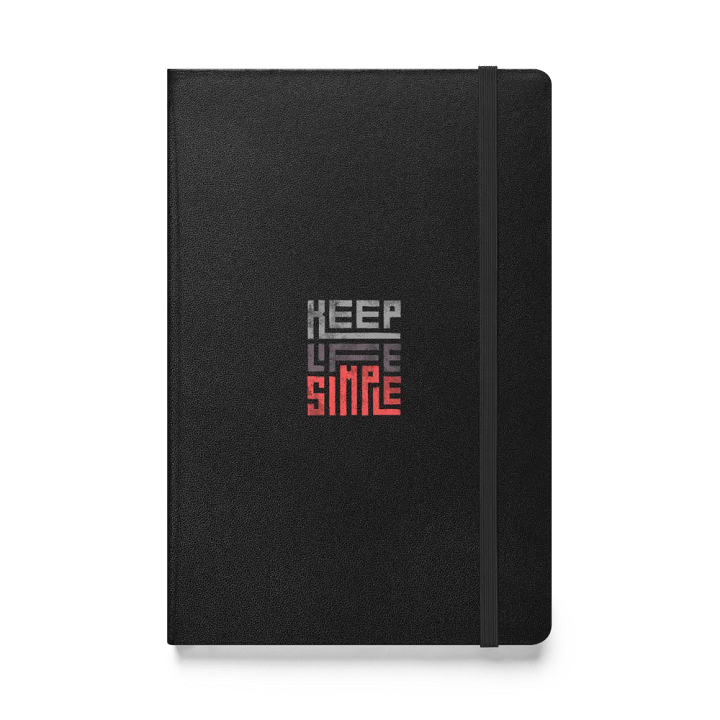 'Keep Life Simple' Hardcover Bound Notebook product image (1)