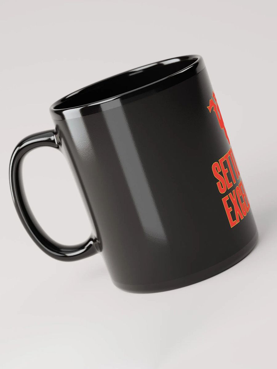 Manchester United - Settle For Excellence - Black Glossy Mug product image (2)