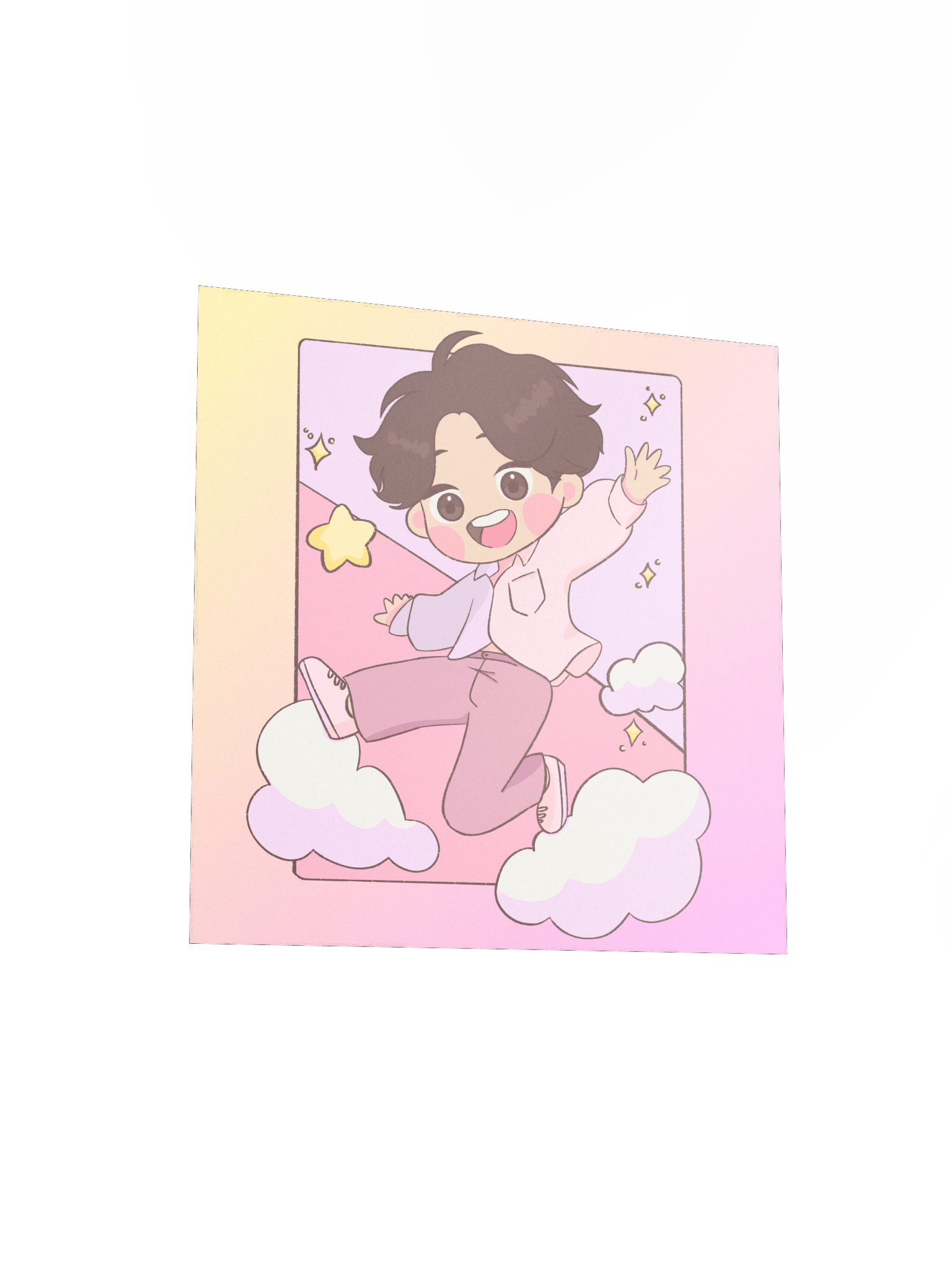 Daydream Kawaii Matte Poster, Pastel Boy Art Print product image (11)
