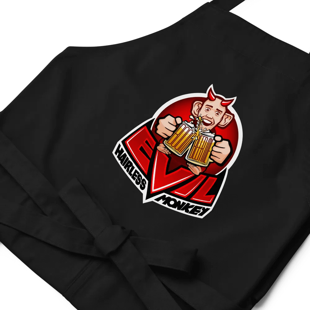 Evil Hairless Monkey Apron product image (7)