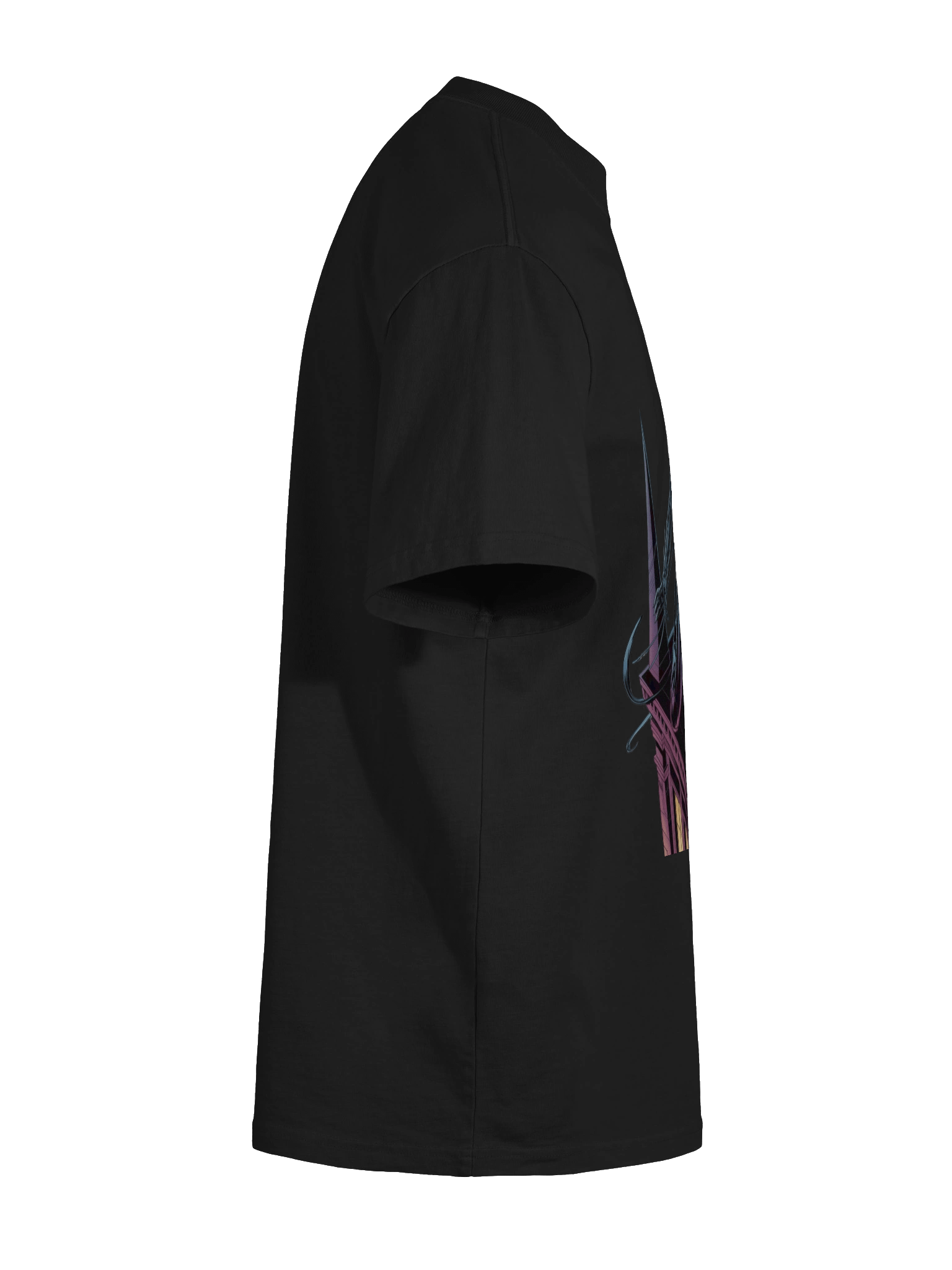 Neon Nocturne: Catwoman's Rooftop Ravish Oversized Faded T-Shirt product image (11)