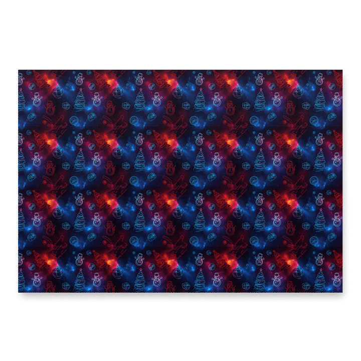 Ibreon Esports Holiday Wrapping Paper - Neon Nebula product image (2)
