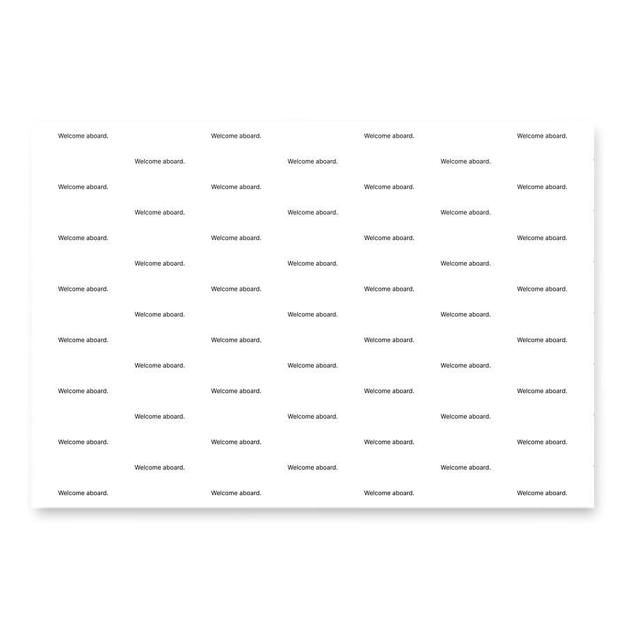 Customizable Matte Wrapping Paper Set - Welcome aboard product image (1)