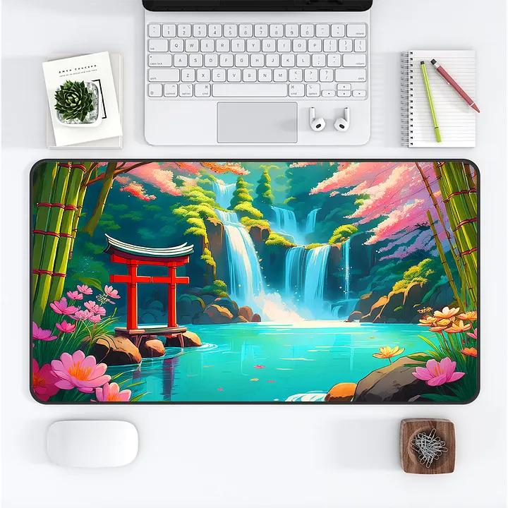 Osaka Oasis Medium Desk Mat (12 x 22) product image (1)