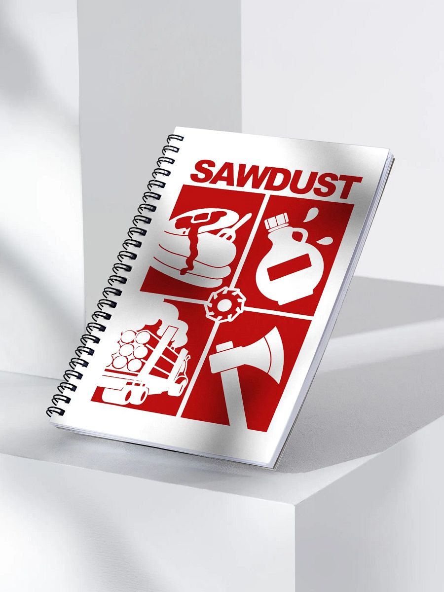 4 Square (red) Notebook product image (3)