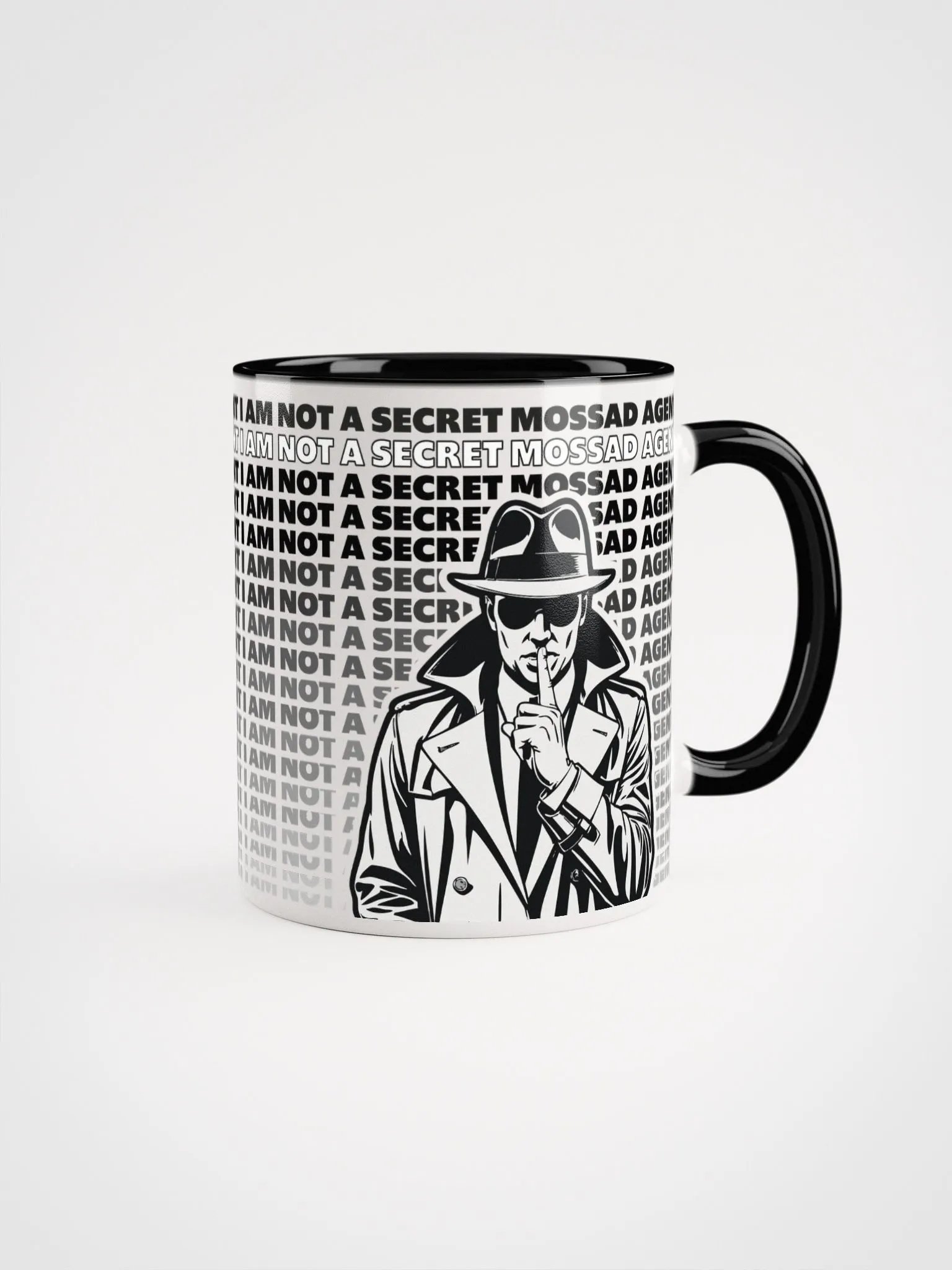 Secret Mossad Man Duo-Color Mug product image (3)