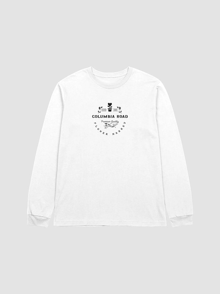 Columbia Road Market Long Sleeve T Shirt (White) product image (1)