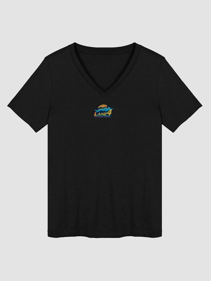 Swim Like a Girl Ladies V-Neck Tee product image (2)