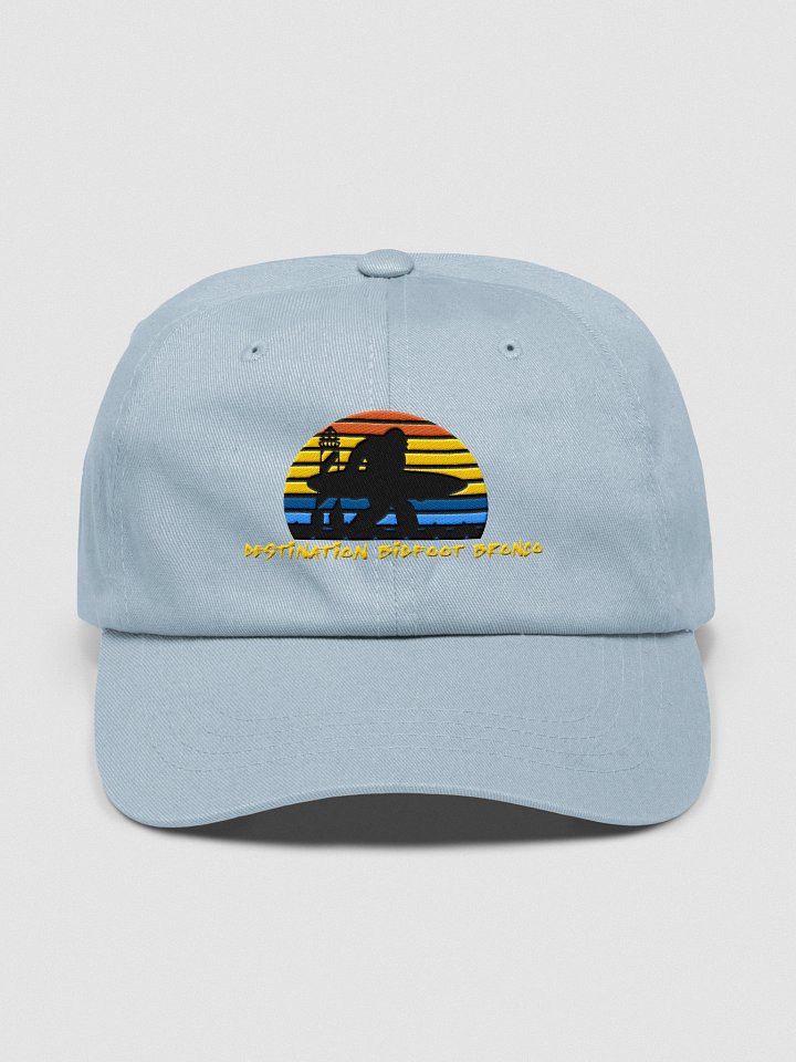 Destination Bigfoot Bronco Classic Logo Dad Hat (Light Blue) product image (1)