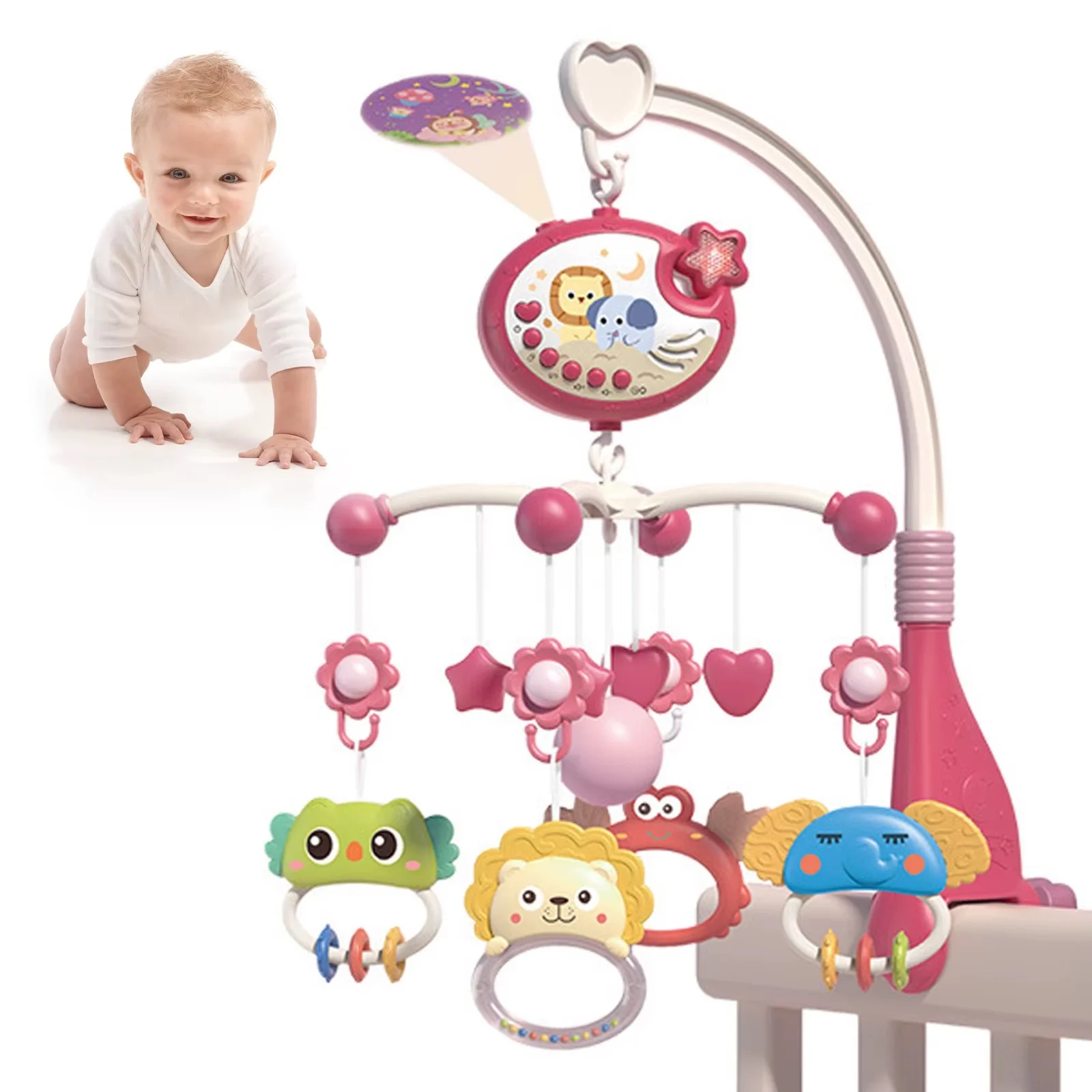 Cozibee Musical Crib Mobile – Sweet Dreams with Light & Melody product image (4)