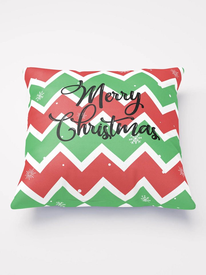 Zig Zag Christmas Pillow product image (1)