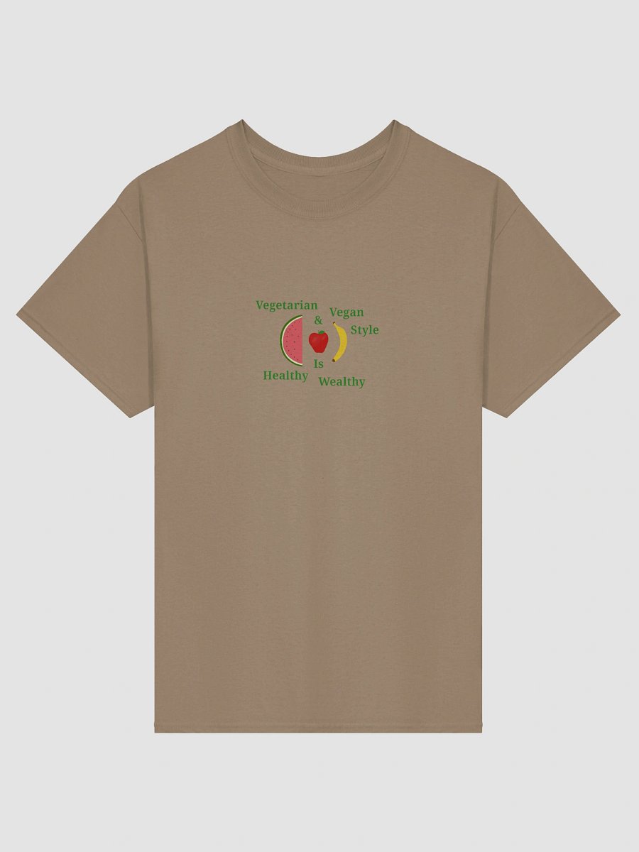 Healthy Wealthy Vegetarian T-Shirt product image (1)