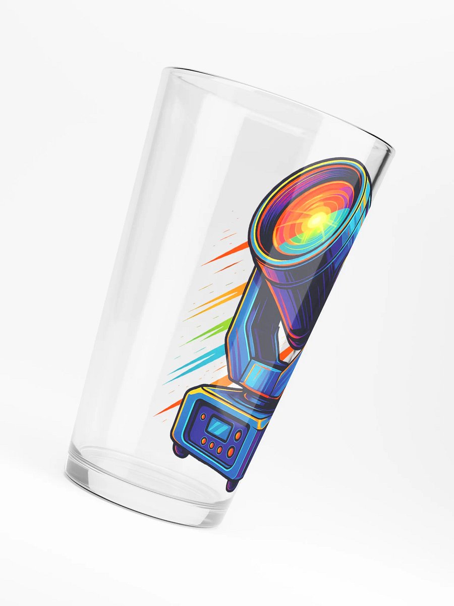 Theatrically Jerry: "Vibrant Hues" Moving Head Light Pint Glass product image (6)