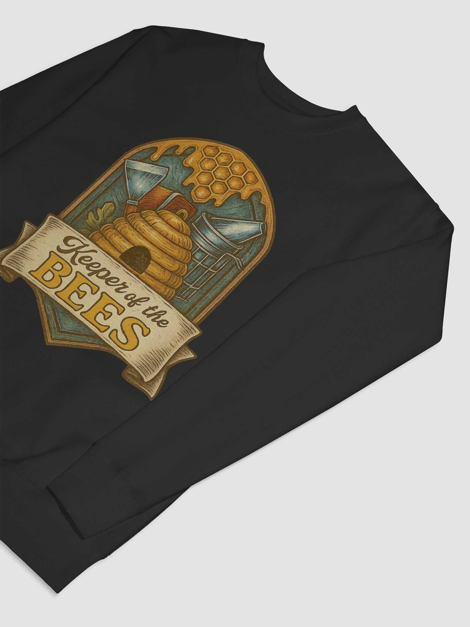 Keeper of the Bees Sweatshirt - Beekeeping Mug Gift for Bee Lovers & Backyard Beekeepers product image (7)