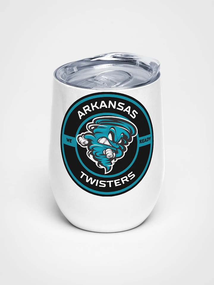 Arkansas Twisters Wine Tumbler product image (1)