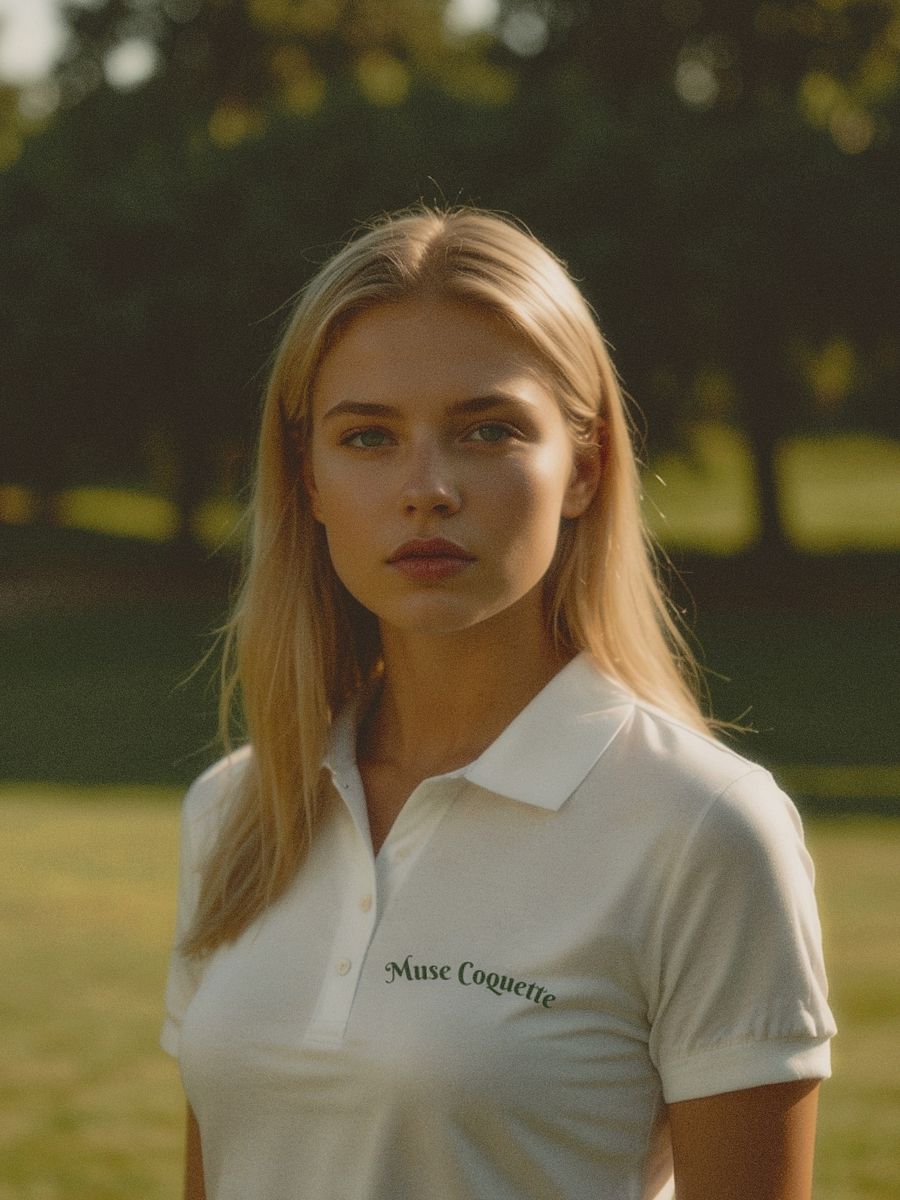 Women's Pique Polo Shirt (green) product image (3)