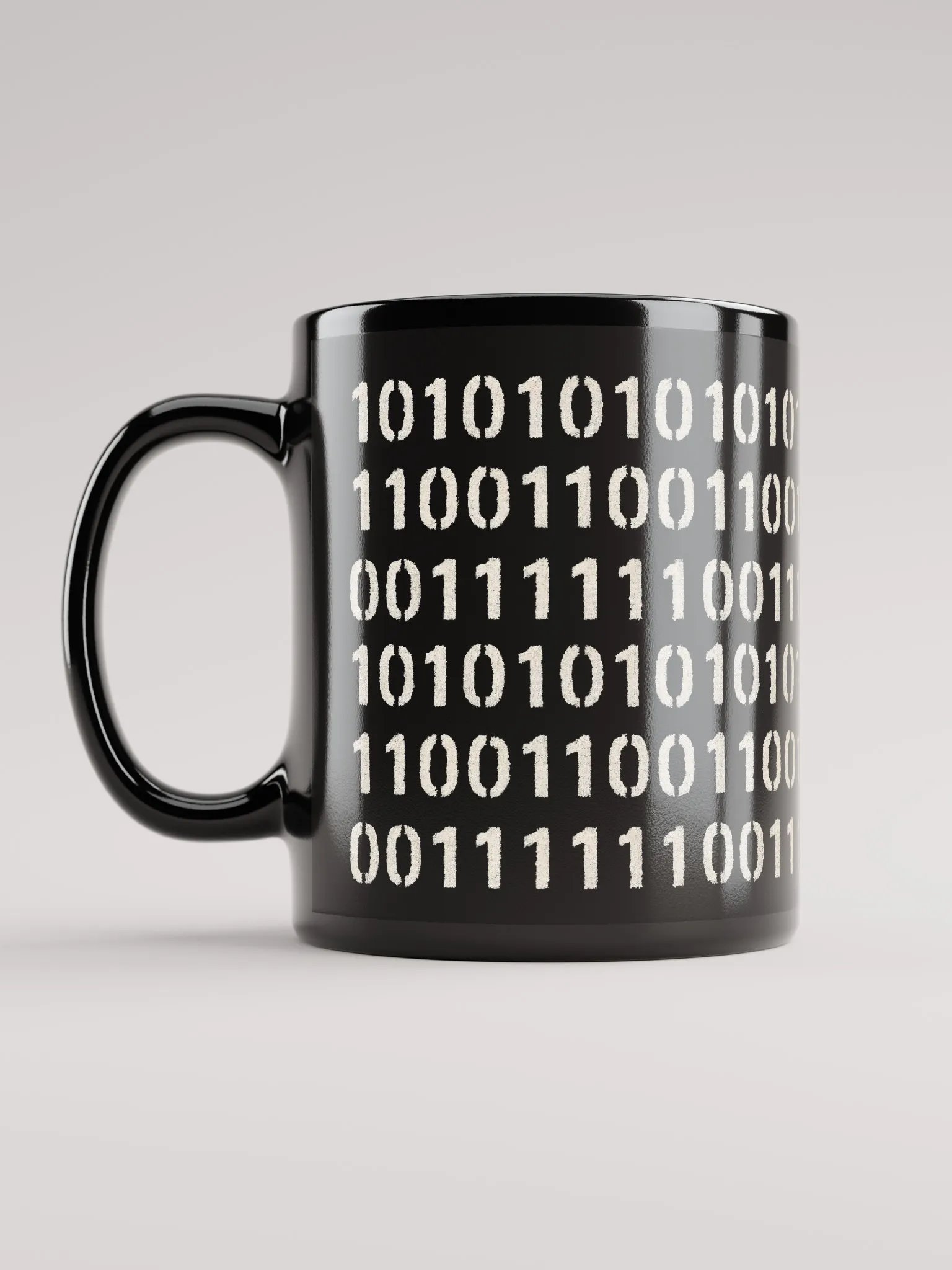 Black Binary Code Data Mug product image (6)