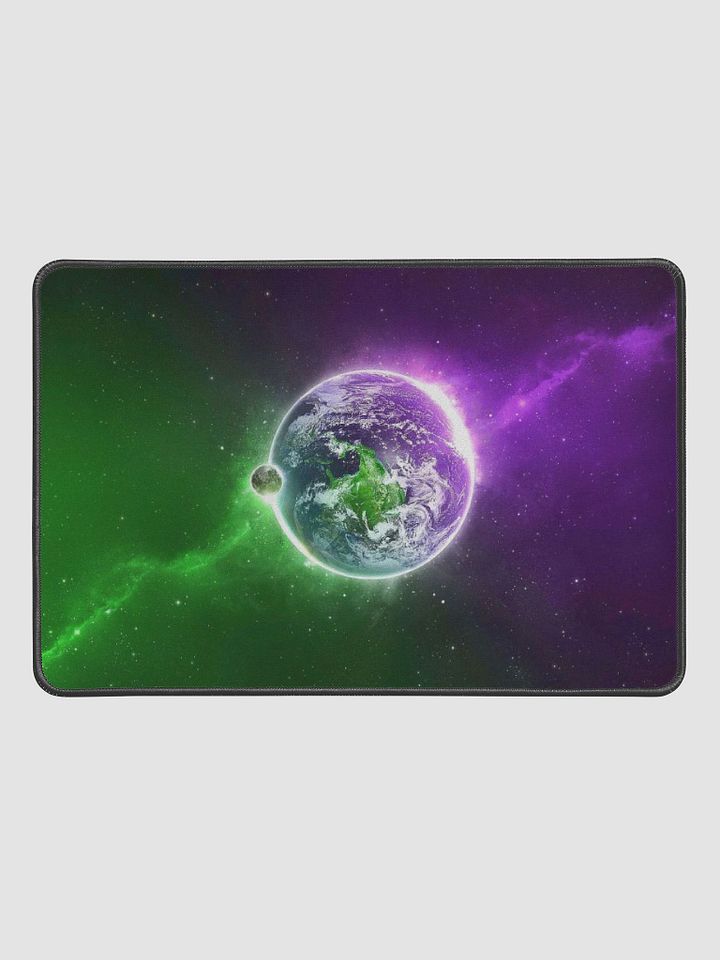 Green&Purple Space Gaming Mouse Pad Small product image (1)
