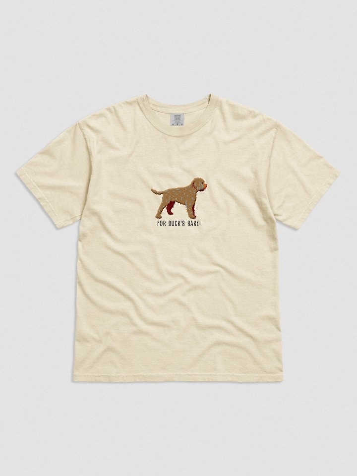 For Duck's Sake! T-Shirt(Embroidered) of a Lagotto Romagnolo(Tan) product image (51)