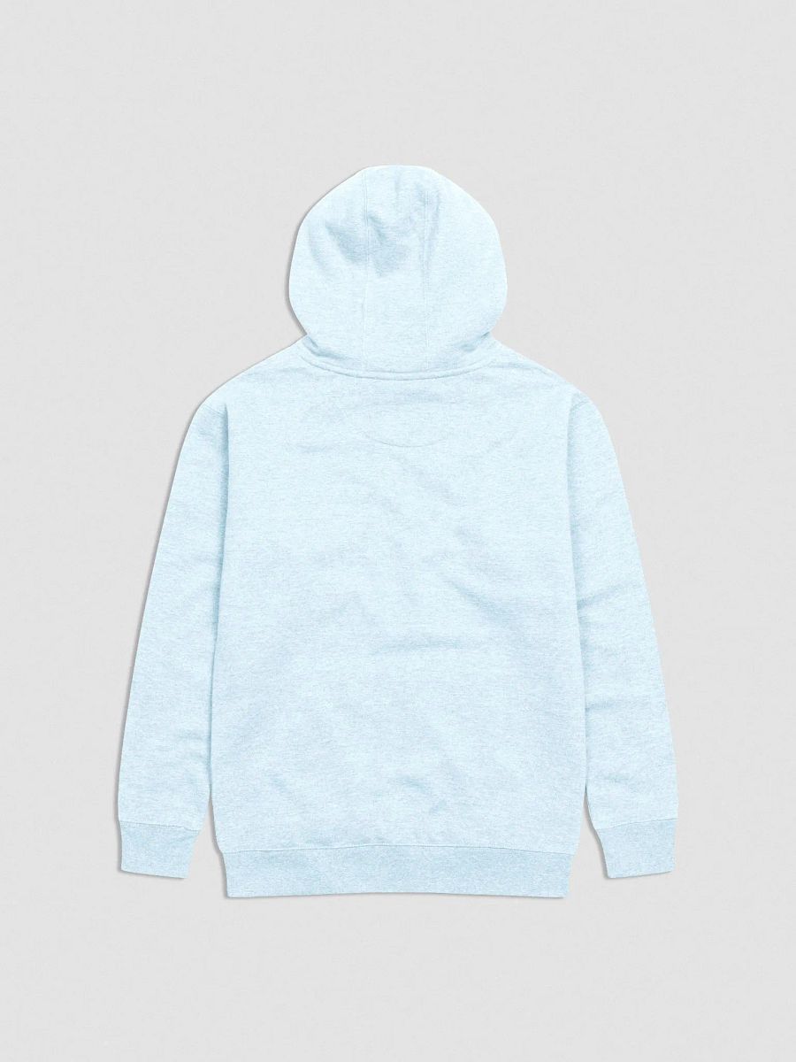 FUELED BY SPITE (navy thread) embroidered heavyweight hoodie product image (6)