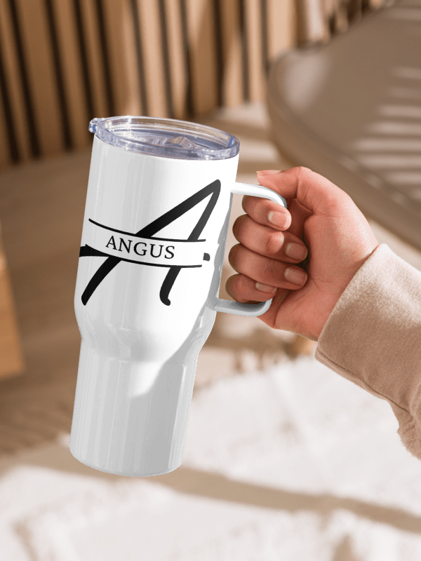 Angus Artistic Logo Travel Mug – Premium Insulated Tumbler for Coffee Lovers product image (1)