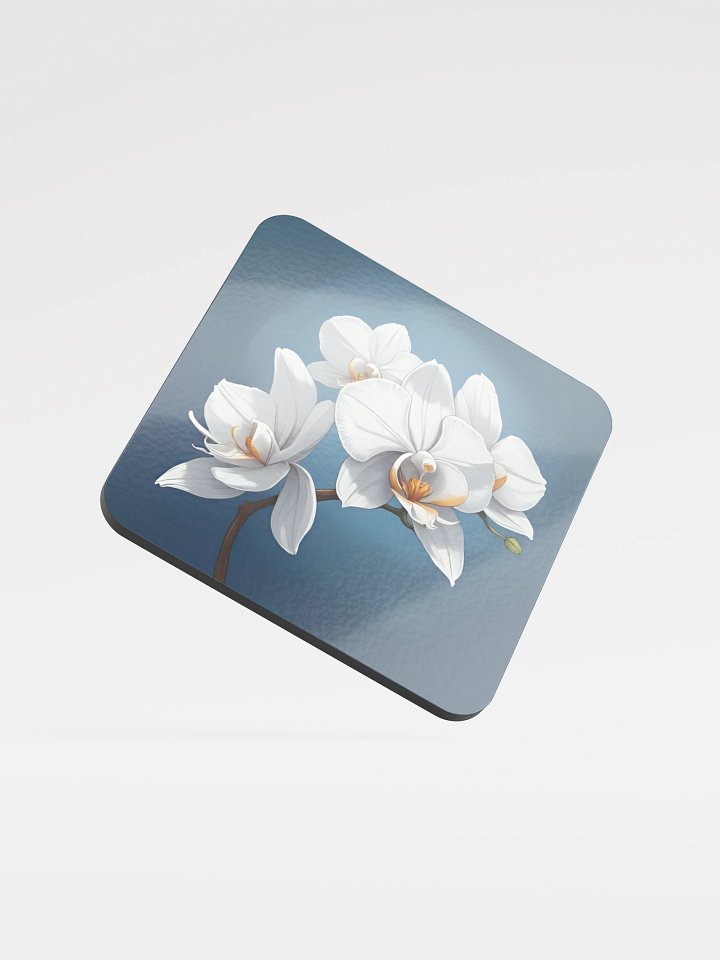 White Orchid Coasters product image (1)