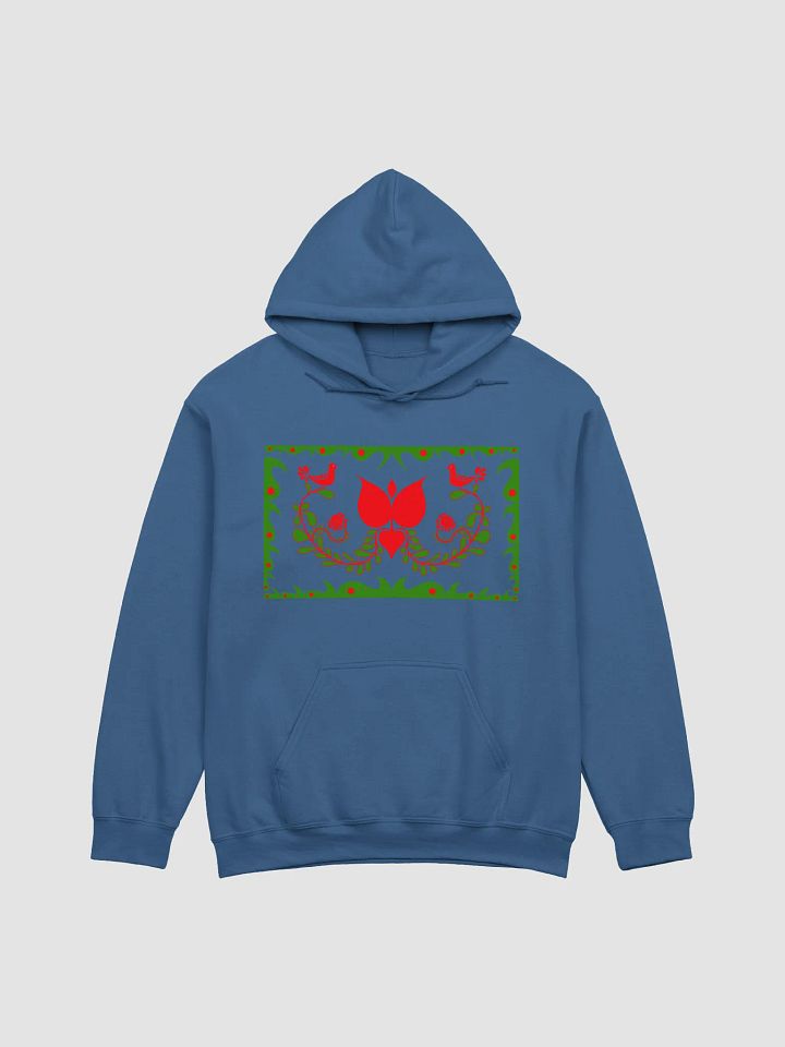 Hungarian Folk-Inspired Blues Hoodie product image (1)