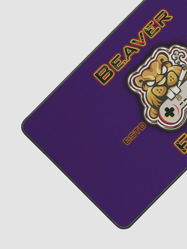 12" x 22" Beaver Family Desk Mat Purple product image (2)