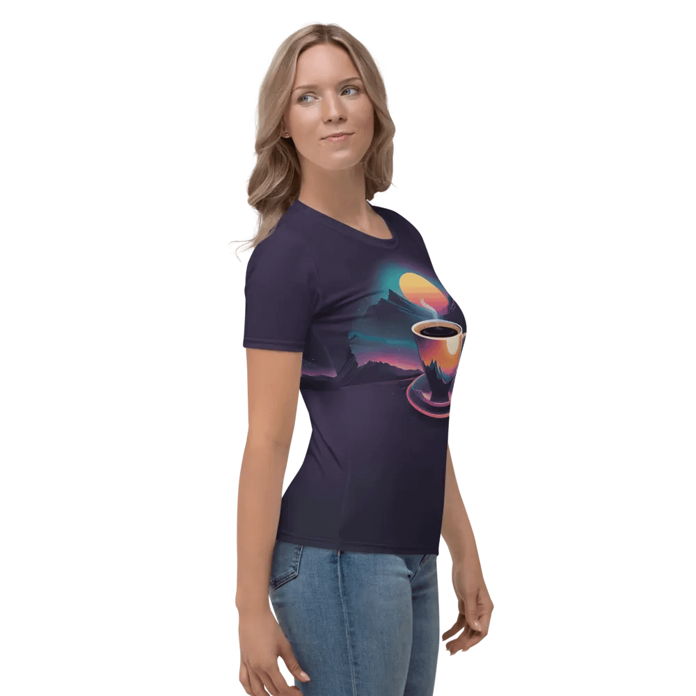 Coffee Sunset All Over Print T-shirt product image (4)