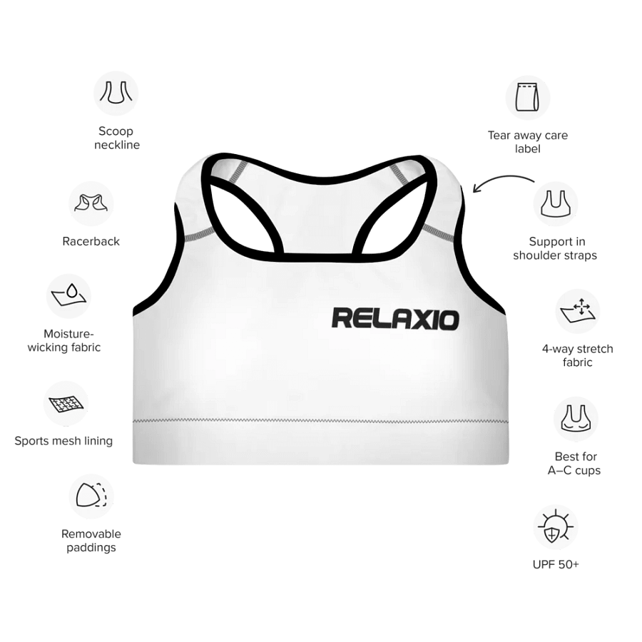 Relaxio Print Padded Sports Bra product image (4)