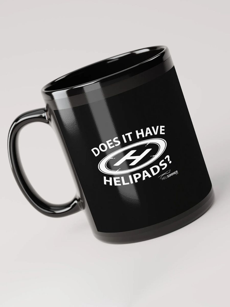 HeliSimmer.com Logo - All-Black Mug product image (6)